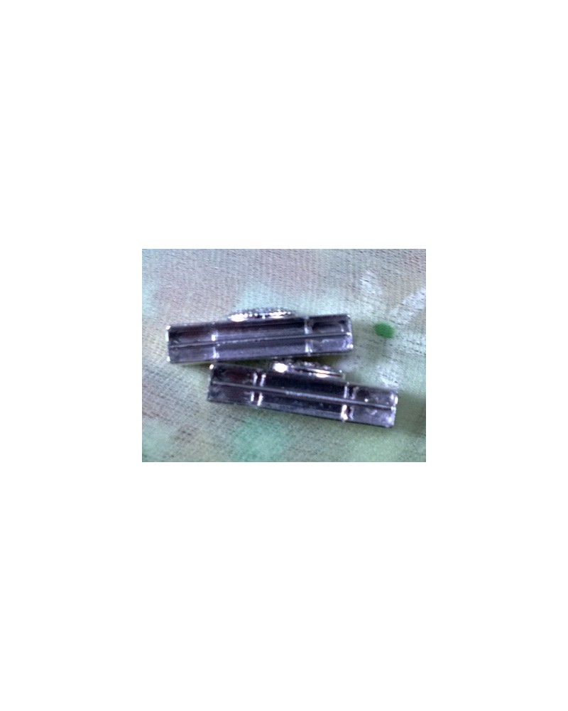 Magnetschliesse 24x10mm rhodiniert