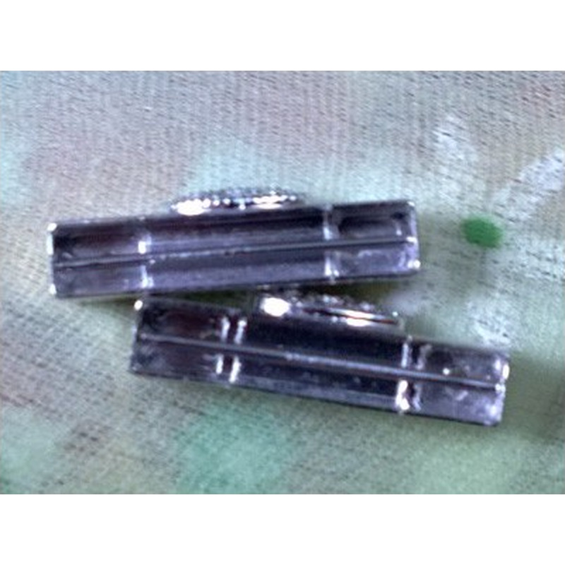 Magnetschliesse 24x10mm rhodiniert