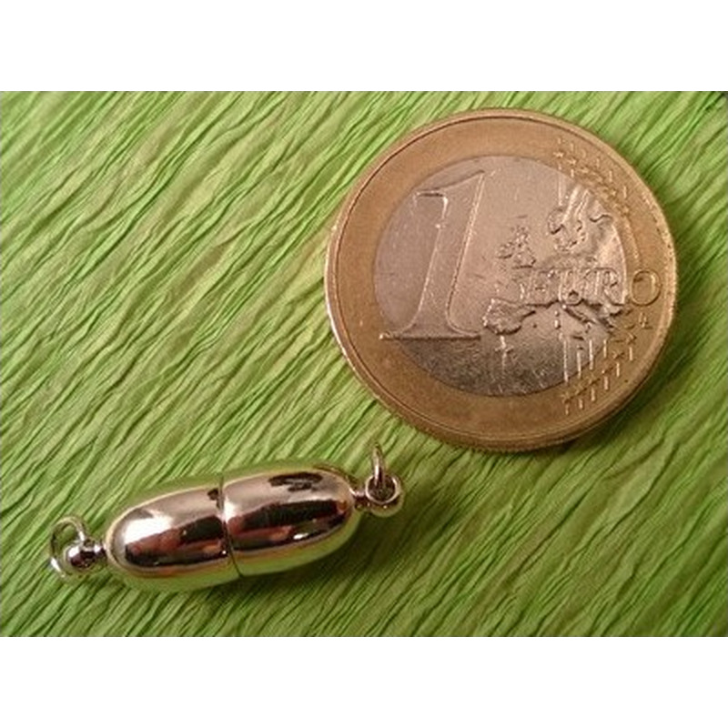 Magnetschliesse 7*22mm rhodiniert