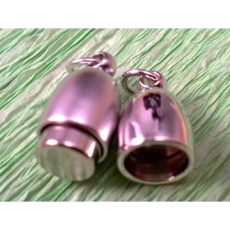 Magnetschliesse 7*22mm rhodiniert 2