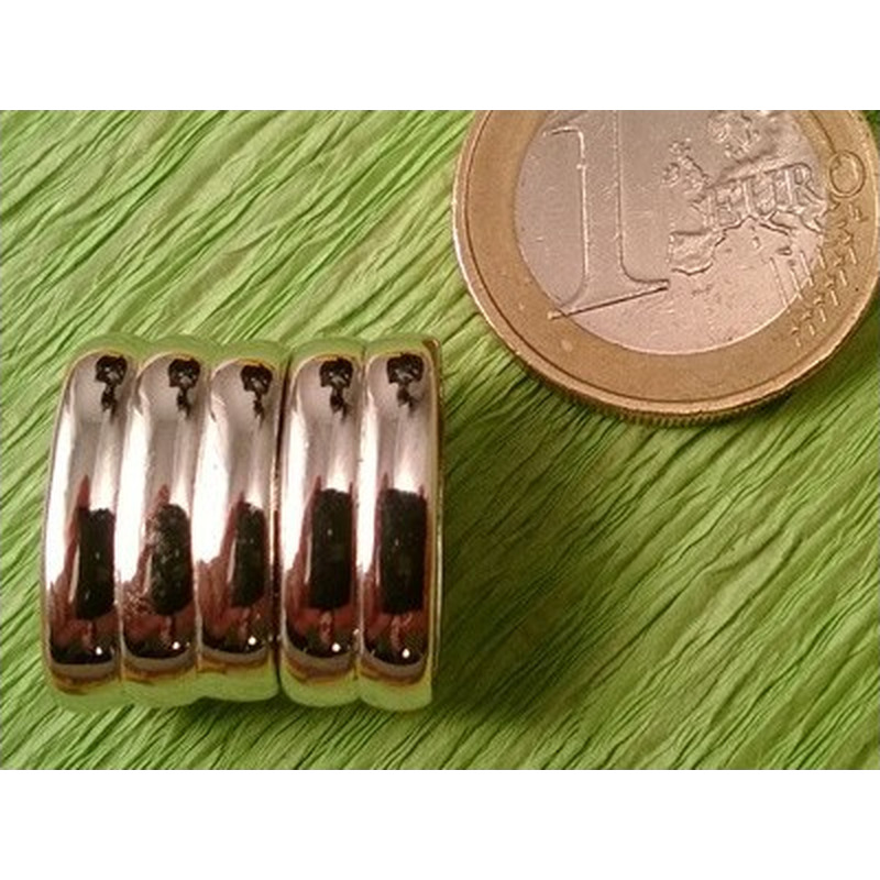 Magnetschliesse 18x18mm rhodiniert