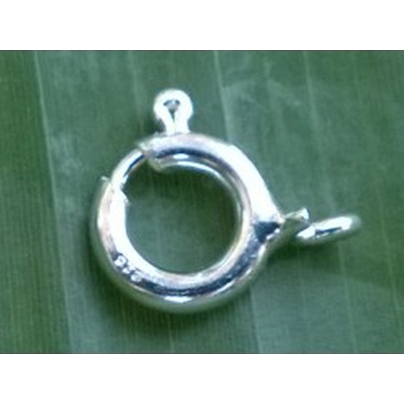 Federring 8mm, 925 Silber