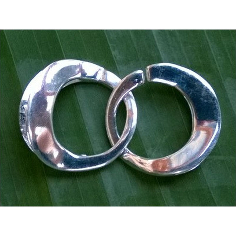 Schliesse mehrreihig, 925 Silber