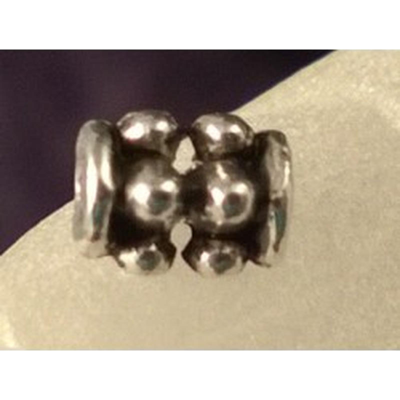 Zwischenteil, Zylinder 4x6mm (20 Stk), Metall Antik 2