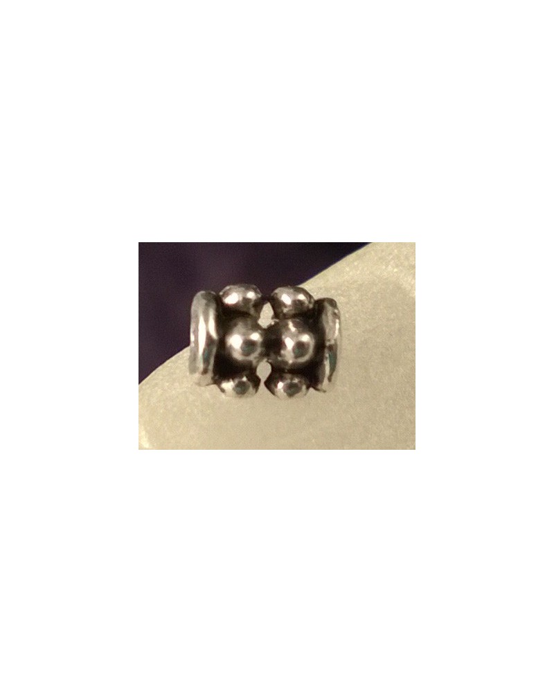 Zwischenteil, Zylinder 4x6mm (20 Stk), Metall Antik
