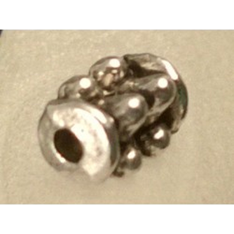 Zwischenteil, Zylinder 4x6mm (20 Stk), Metall Antik