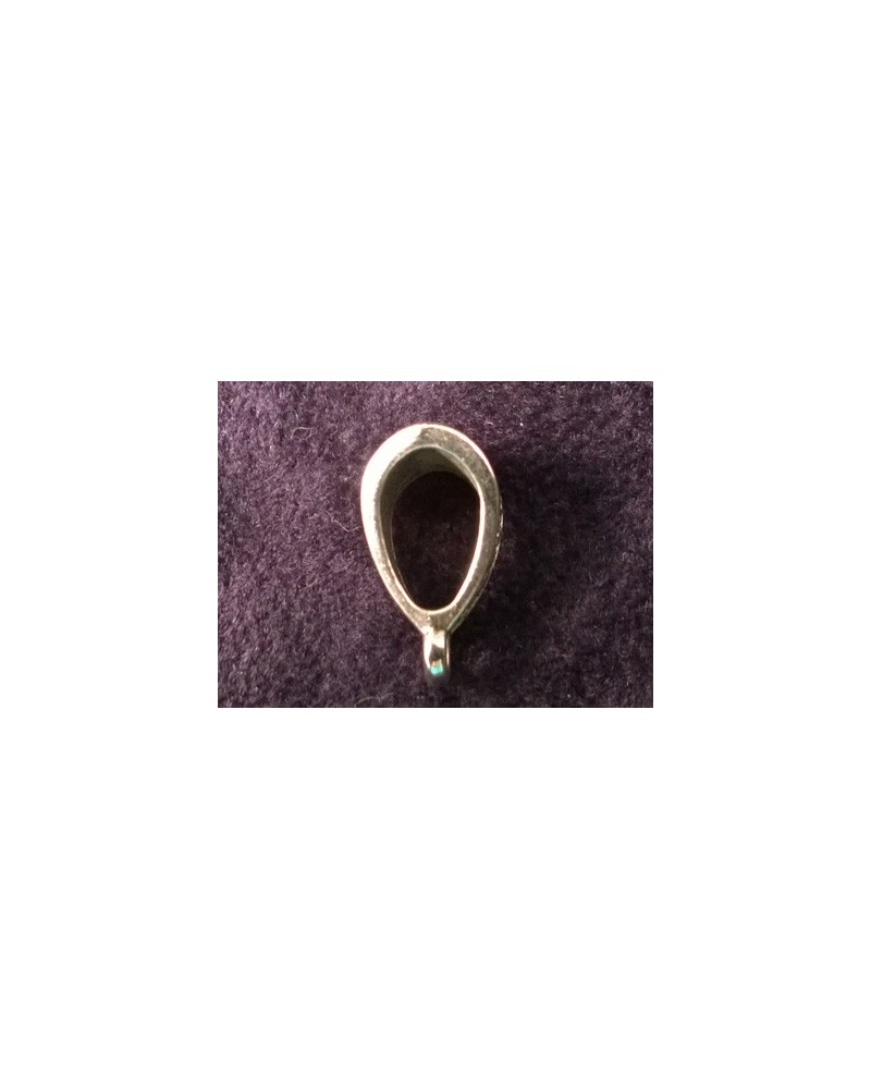 Anhängeröse 14mm, Metall Antik im Tibetan Style