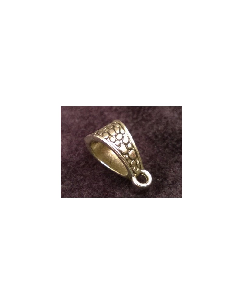 Anhängeröse 14mm, Metall Antik im Tibetan Style