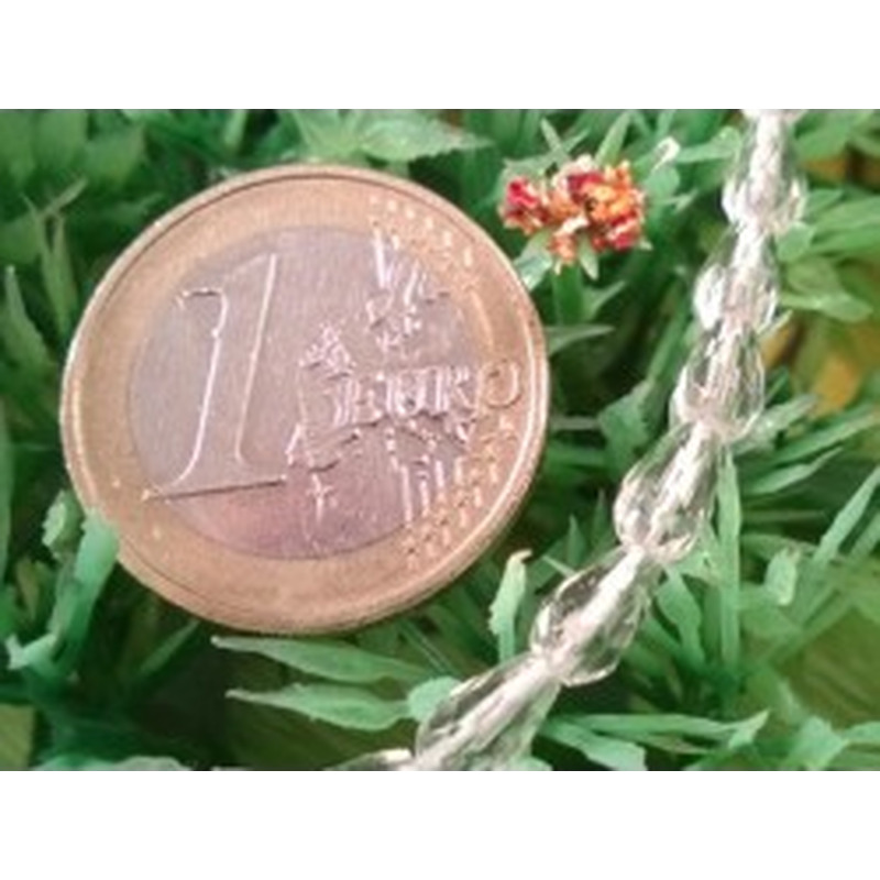 Bergkristallkette facettiert 4x7mm 2