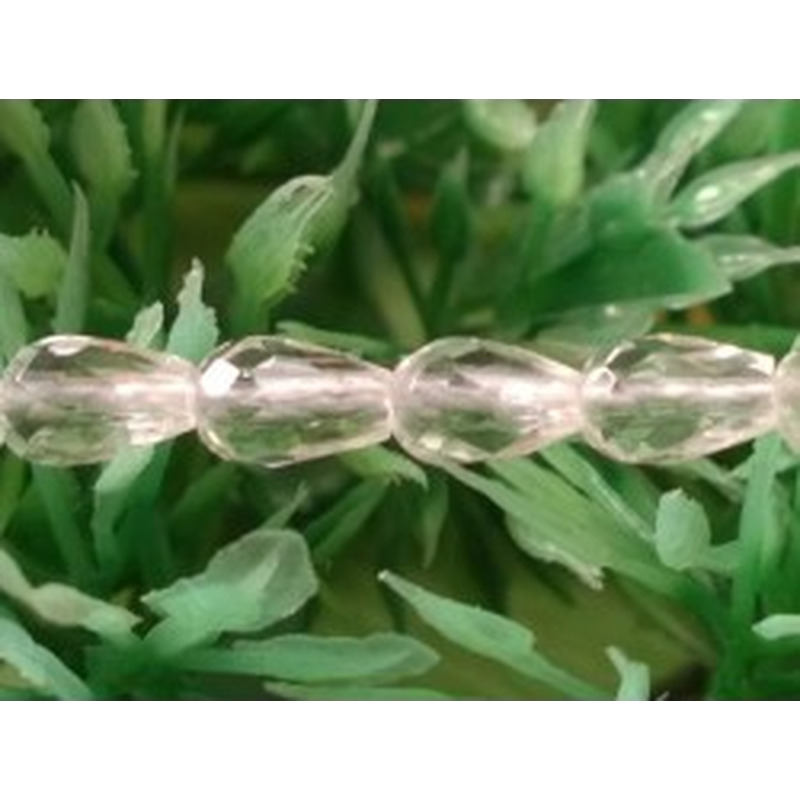 Bergkristallkette facettiert 4x7mm