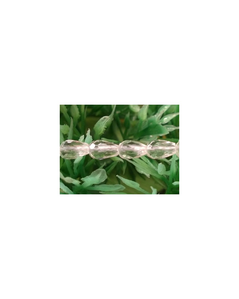 Bergkristallkette facettiert 4x7mm