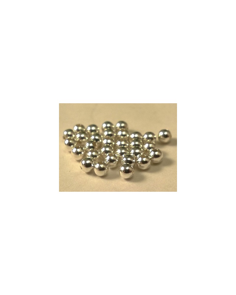 Zwischenteil, Kugel 2.5mm (30 Stk), 925 Silber