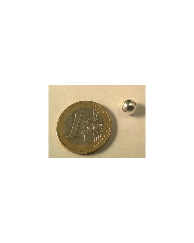 Zwischenteil, Kugel 6mm, 925 Silber