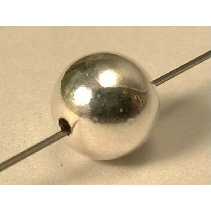 Zwischenteil, Kugel 6mm, 925 Silber