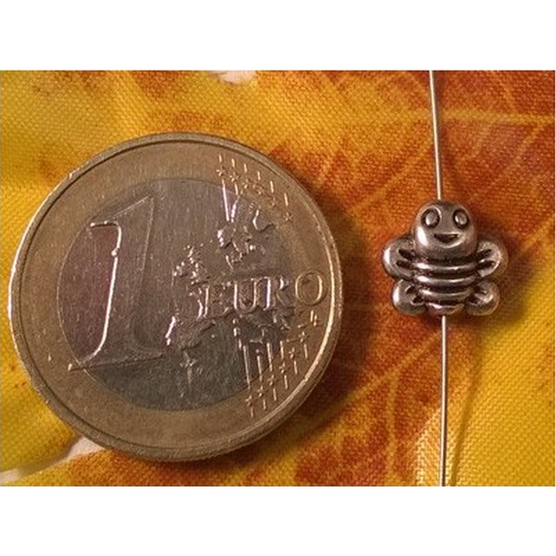 Zwischenteil, Biene 9x8.5mm, Metall Antik