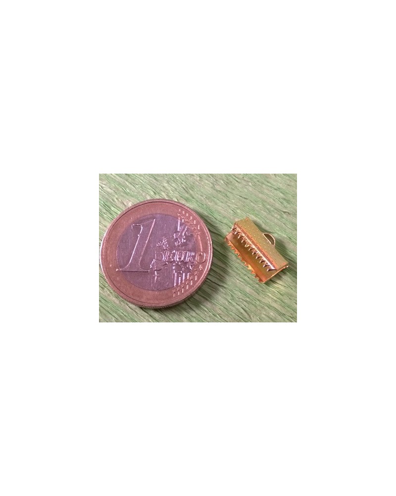 Bandcrimp 13mm, Metall-goldfarben
