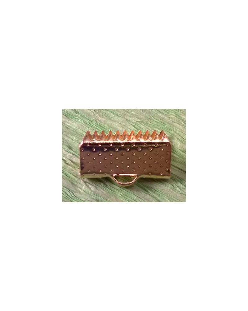 Bandcrimp 13mm, Metall-goldfarben
