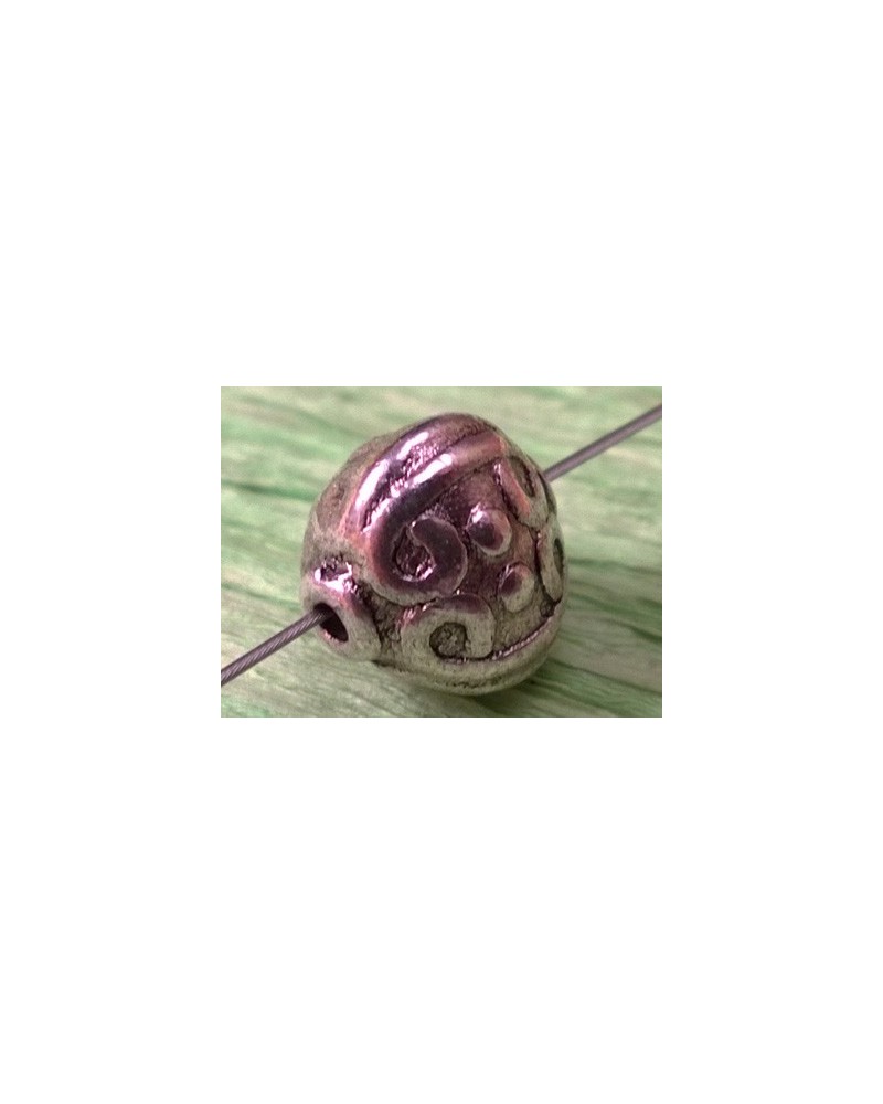 Zwischenteil 9mm, Metall Antik