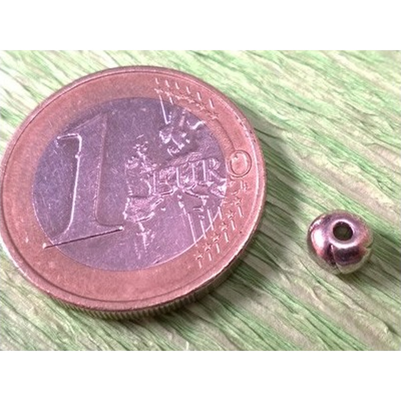 Zwischenteil, Scheibe 5.5x3.5mm, Metall Antik