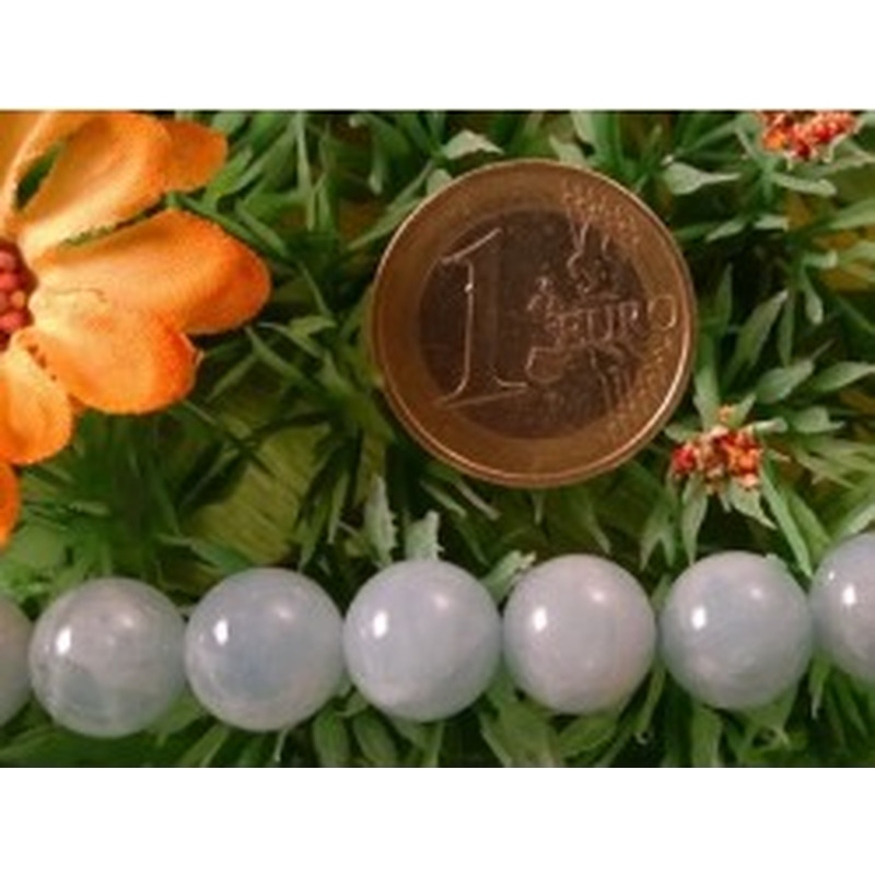 Aquamarinkette 10mm 2