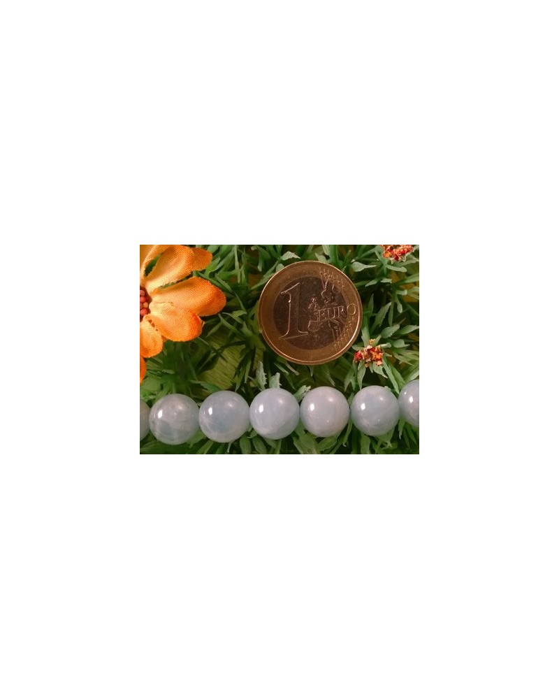 Aquamarinkette 10mm