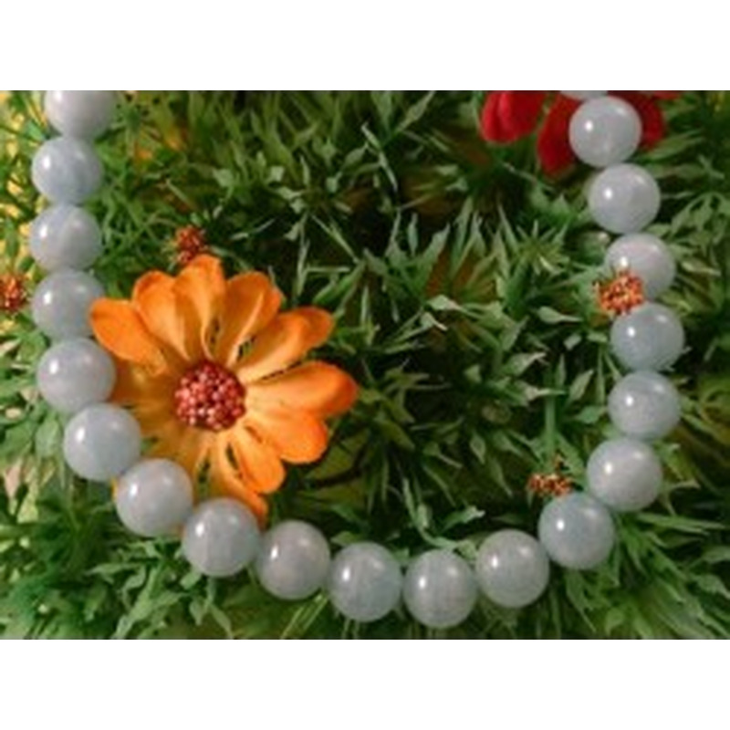 Aquamarinkette 10mm