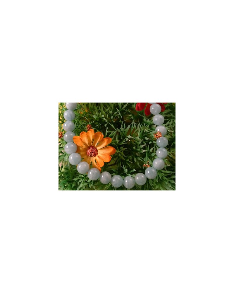 Aquamarinkette 10mm