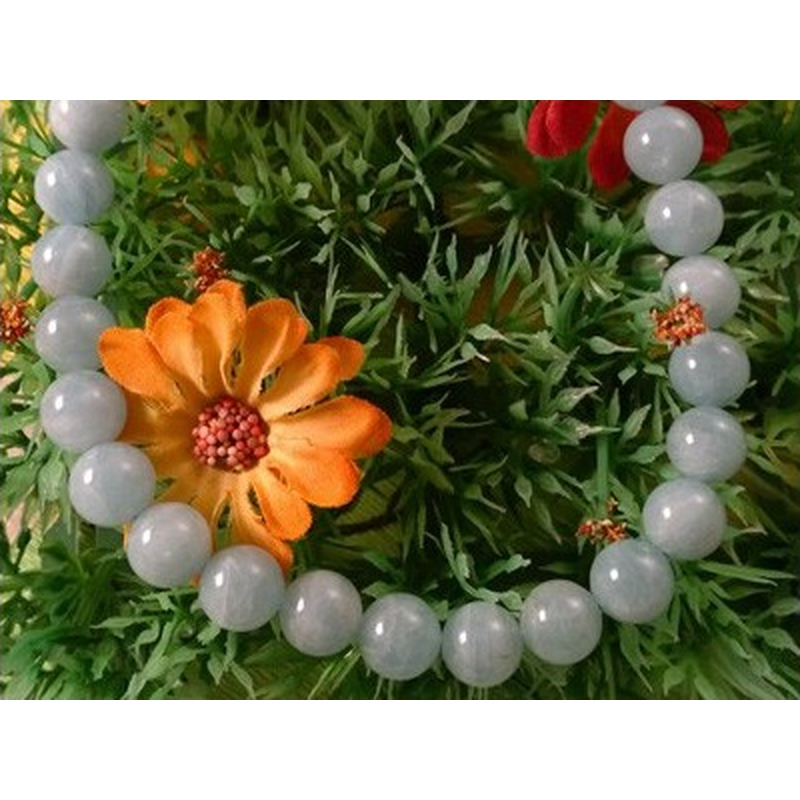 Aquamarinkette 10mm