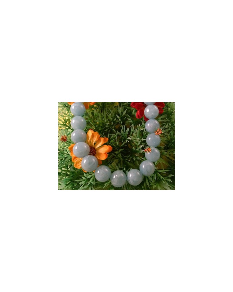Aquamarinkette 14mm