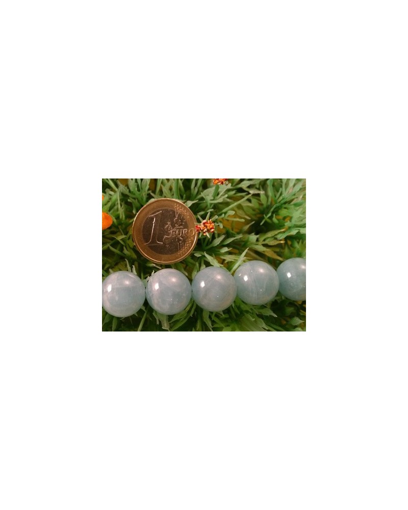 Aquamarinkette 14mm