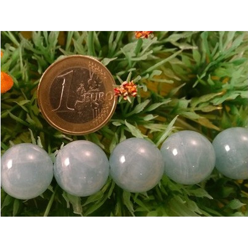 Aquamarinkette 14mm