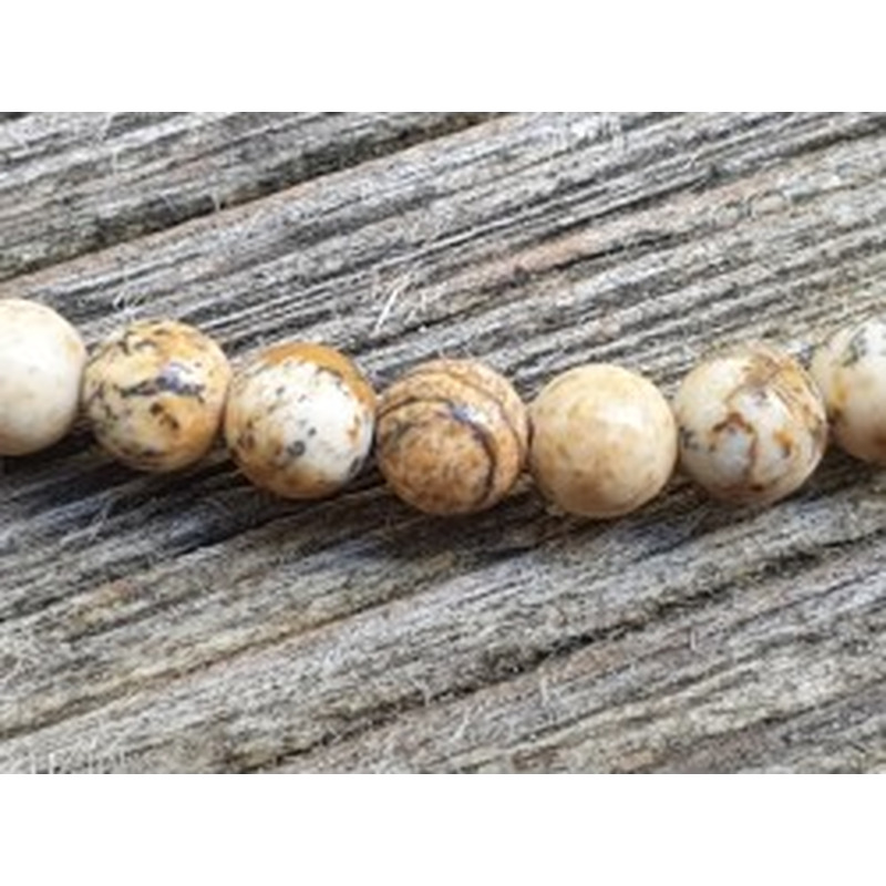 Landschaftsjaspis Kette 4mm