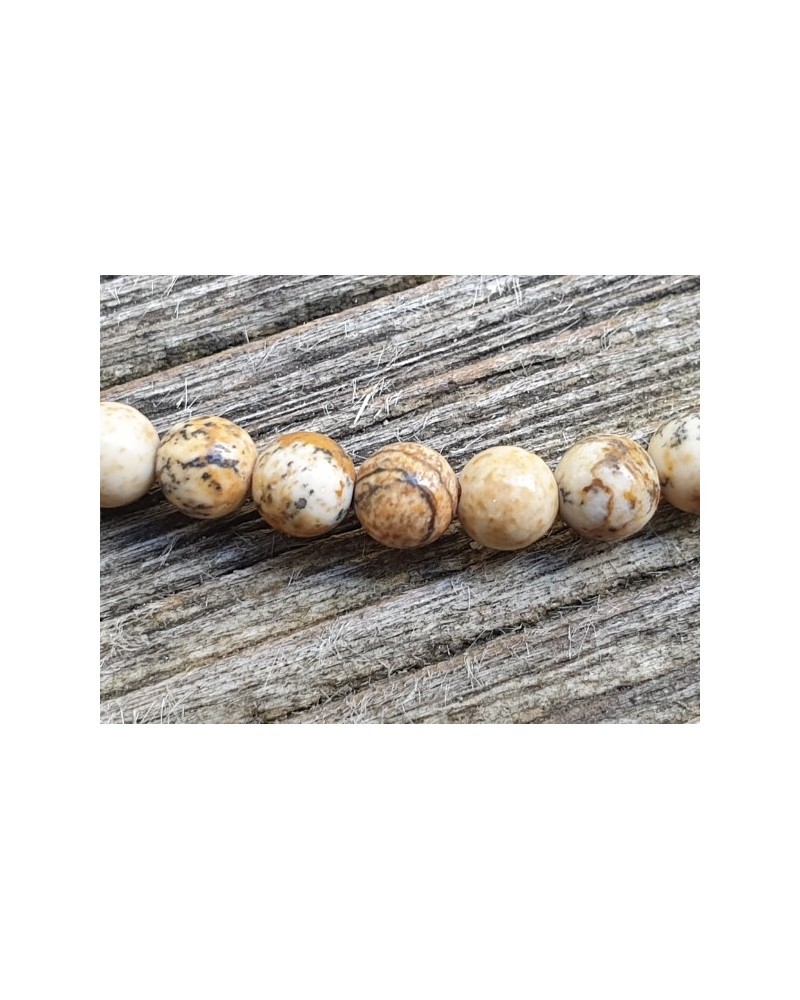 Landschaftsjaspis Kette 4mm