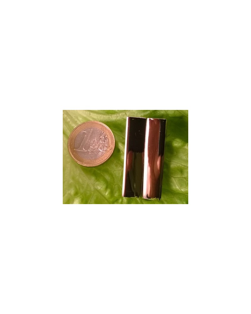 Magnetschliesse 19x38mm Edelstahl