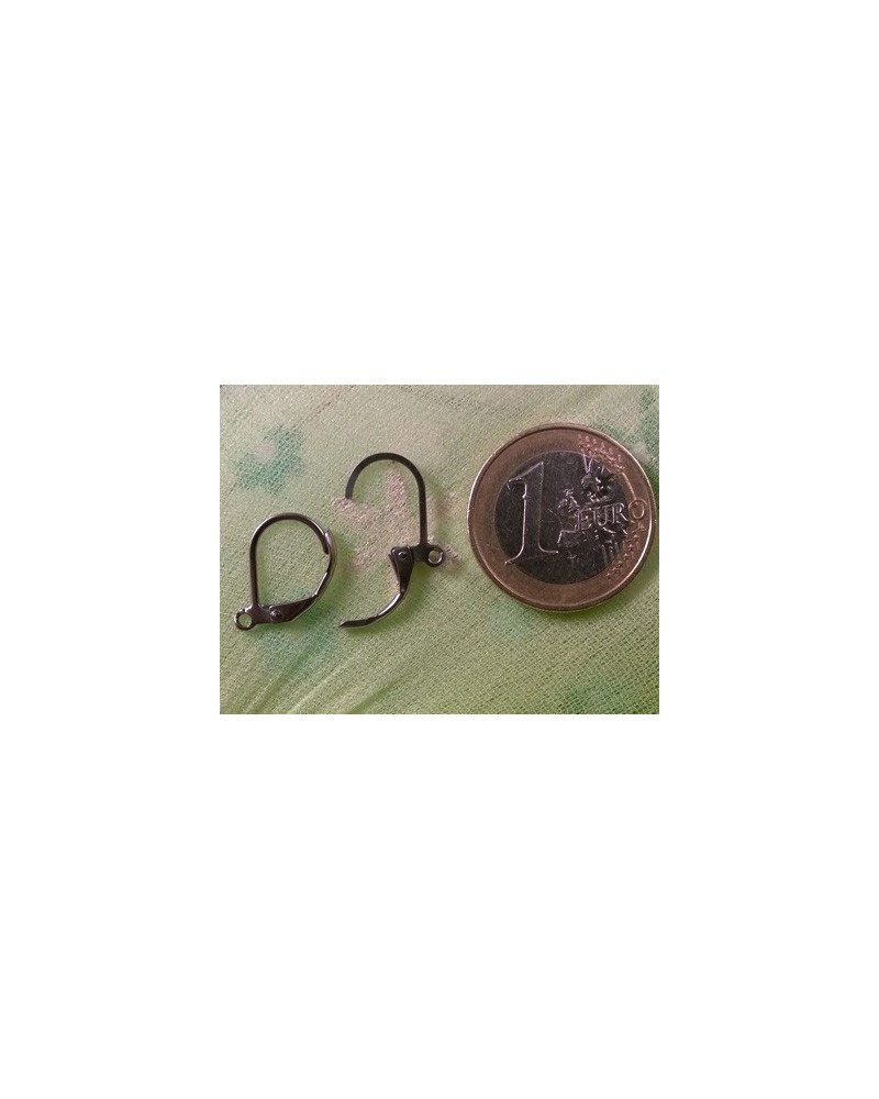 Brisur 10x14mm (2 Stk), Edelstahl