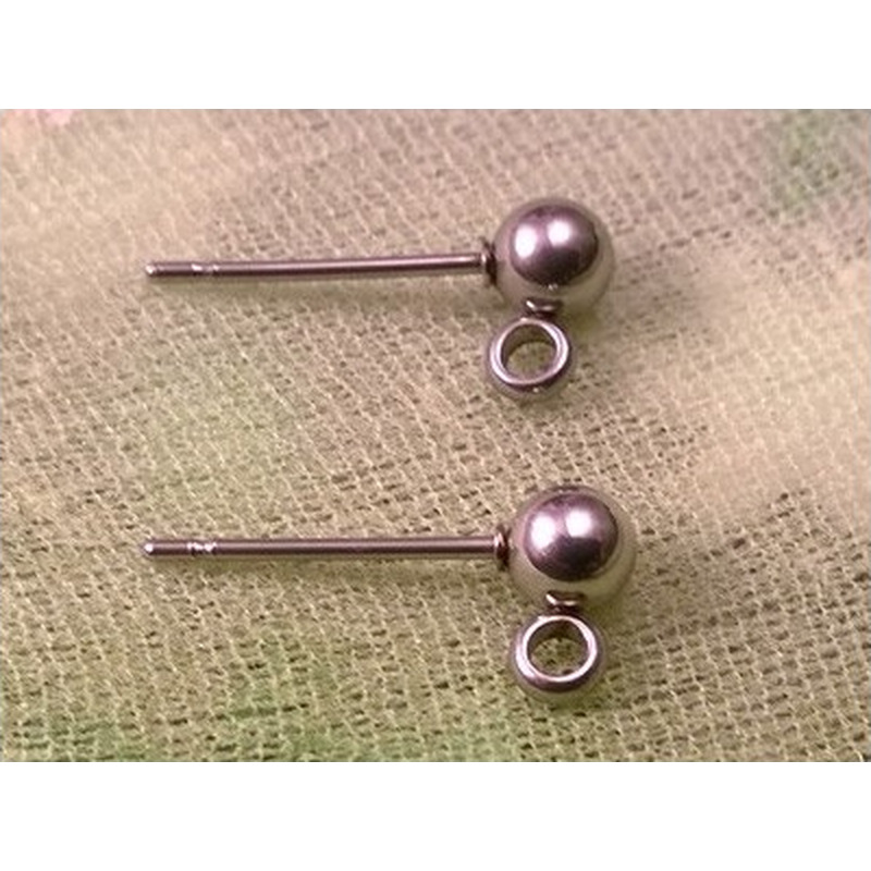 Ohrstecker 4mm (2 Stk), Edelstahl