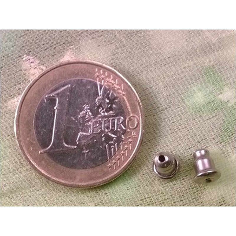 Ohrstecker Verschluss (2 Stk), Edelstahl