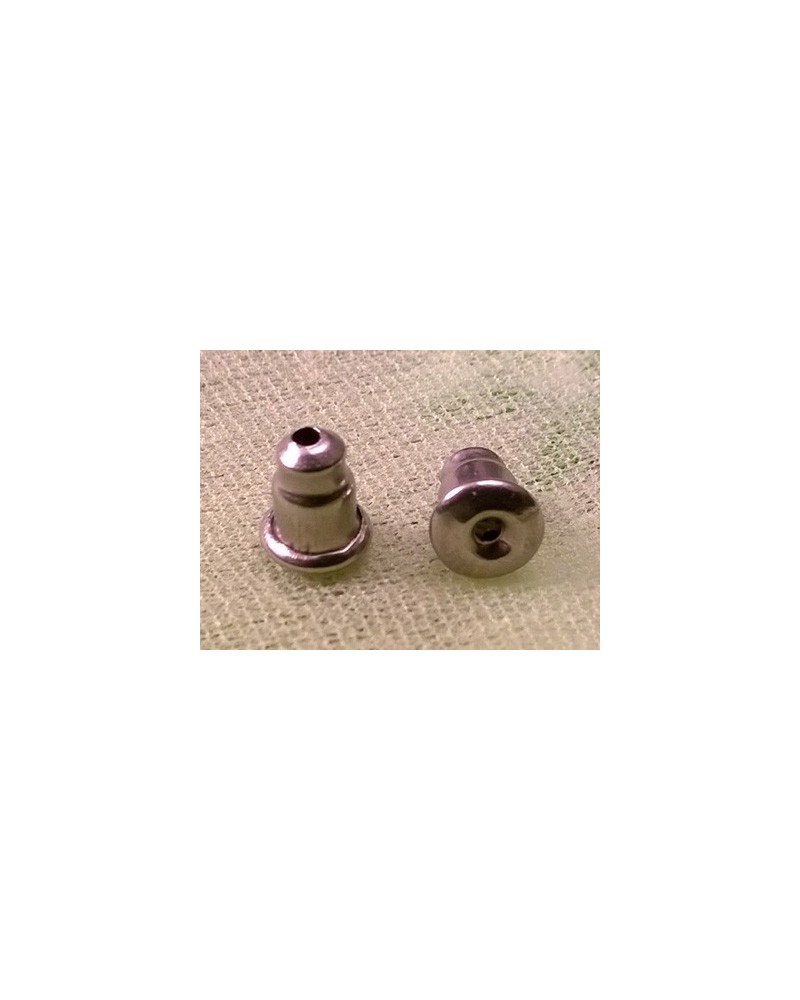 Ohrstecker Verschluss (2 Stk), Edelstahl