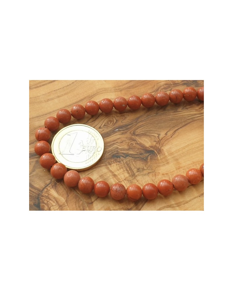roter Jaspis Kette 6mm