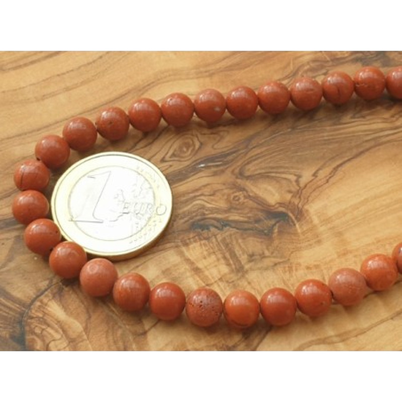 roter Jaspis Kette 6mm