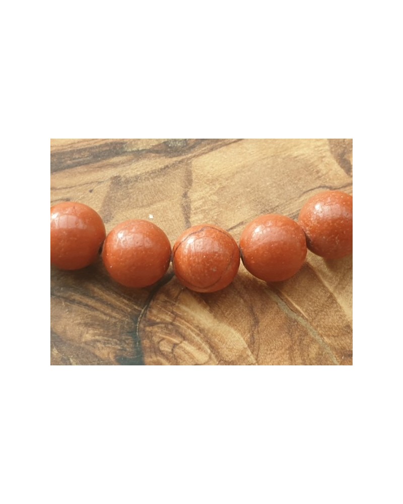roter Jaspis Kette 6mm
