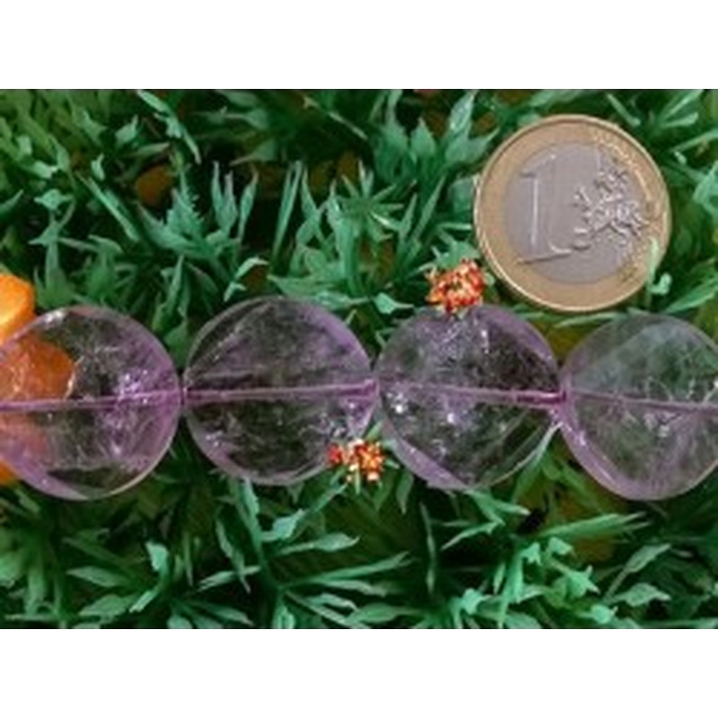 Amethystkette facettiert 20x5mm 2