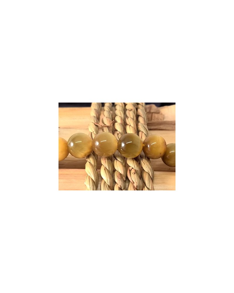 Tigeraugekette gelb 6mm