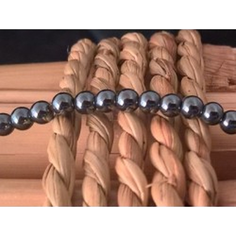 Blutsteinkette (Hämatit) 3mm