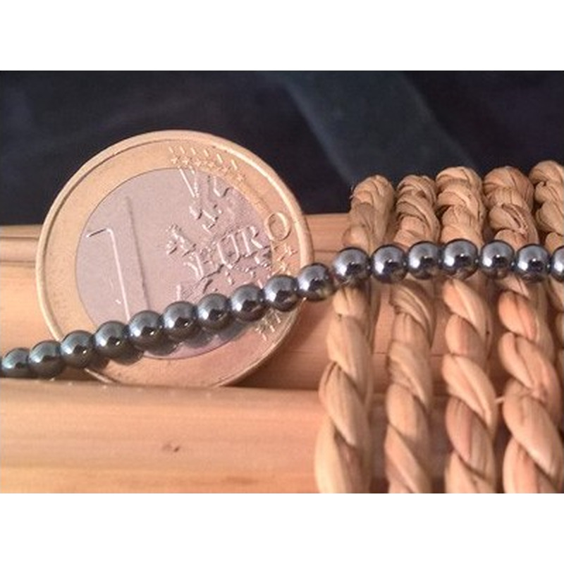 Blutsteinkette (Hämatit) 3mm