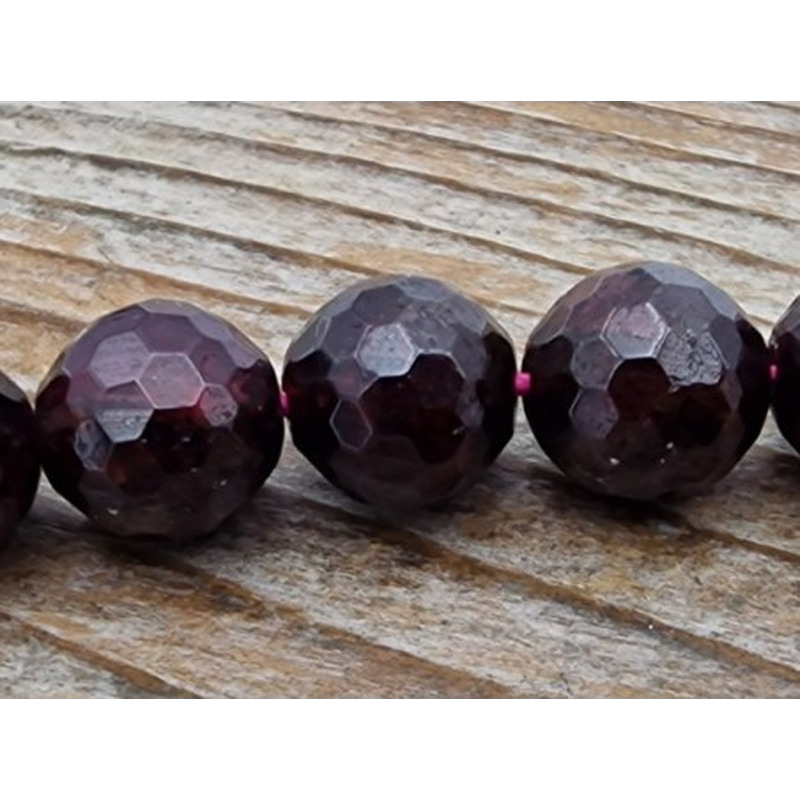 Granatkette facettiert 8mm