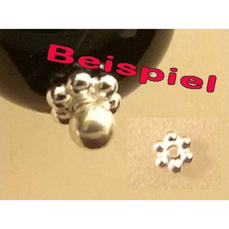 Zwischenteil, Blume 3x1mm, 925 Silber