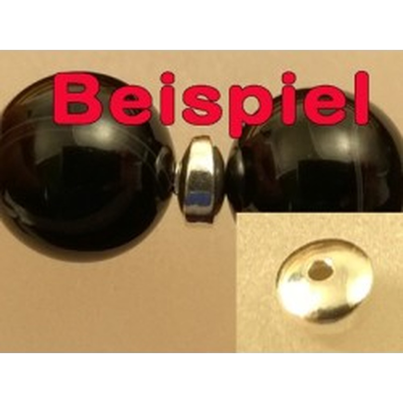 Zwischenteil, Scheibe 5x3mm, 925 Silber