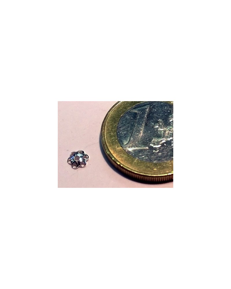 Zwischenteil, Kappe 4.5mm, 925 Silber