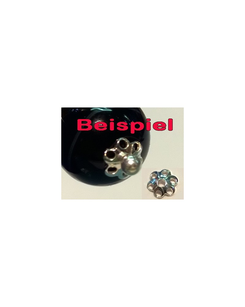 Zwischenteil, Kappe 4.5mm, 925 Silber